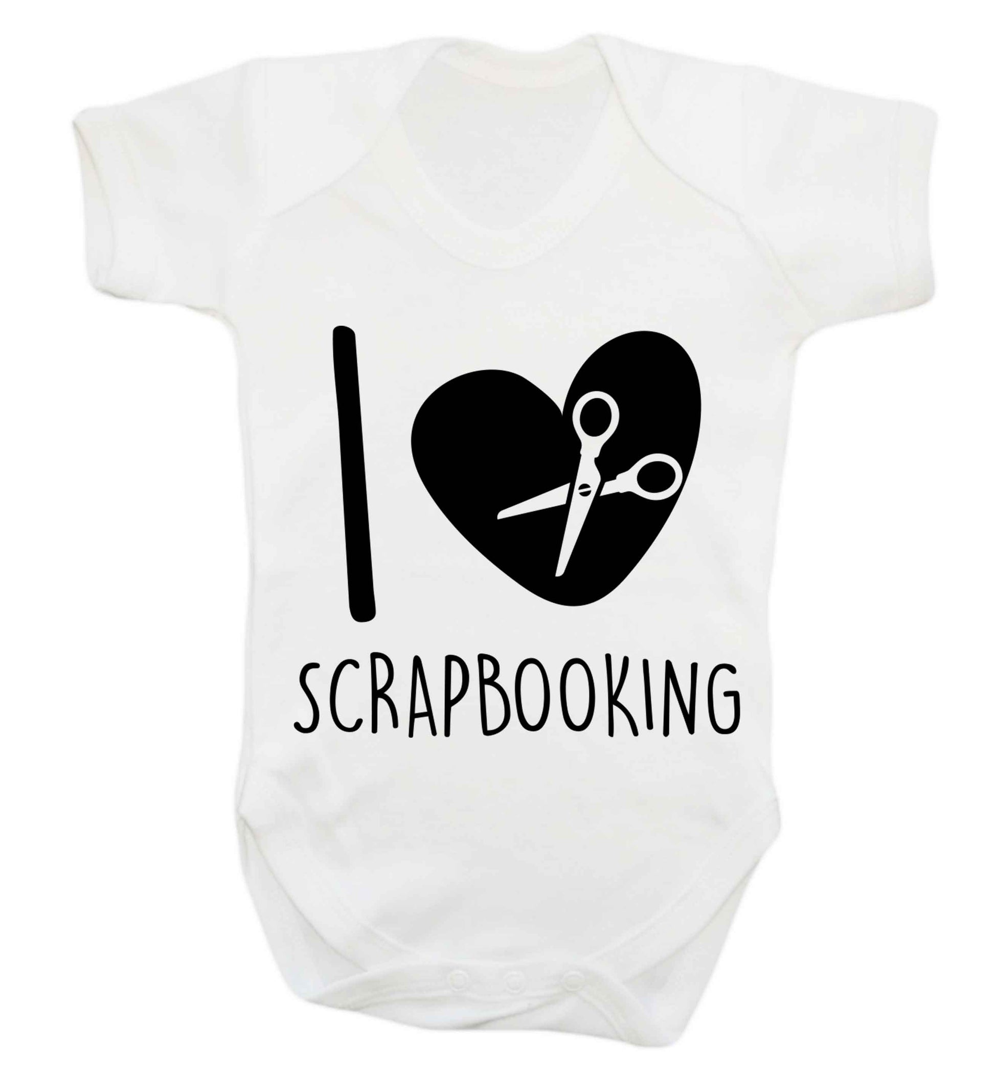 I love scrapbooking Baby Vest white 18-24 months