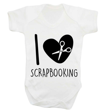 I love scrapbooking Baby Vest white 18-24 months