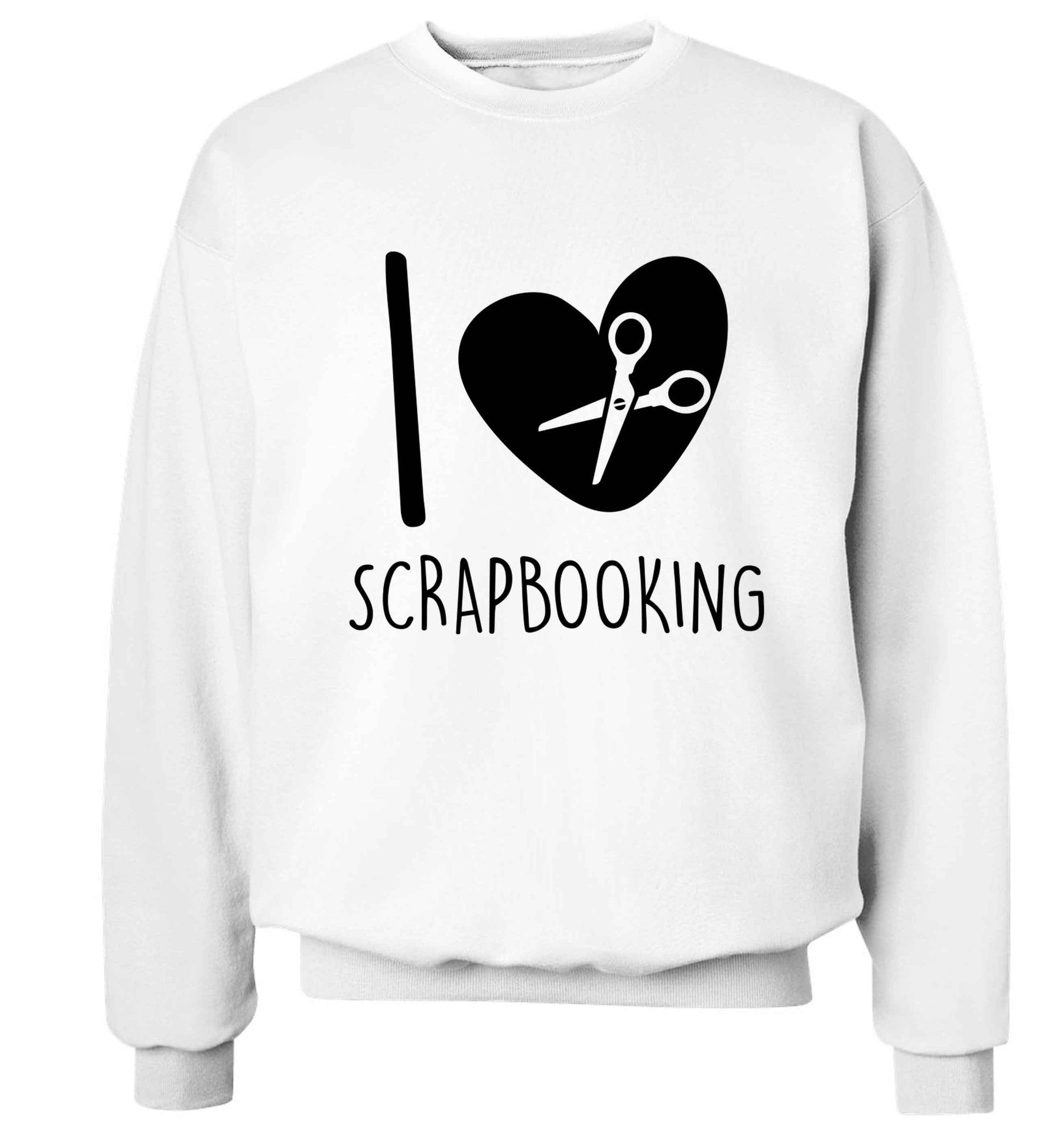 I love scrapbooking Adult's unisex white Sweater 2XL