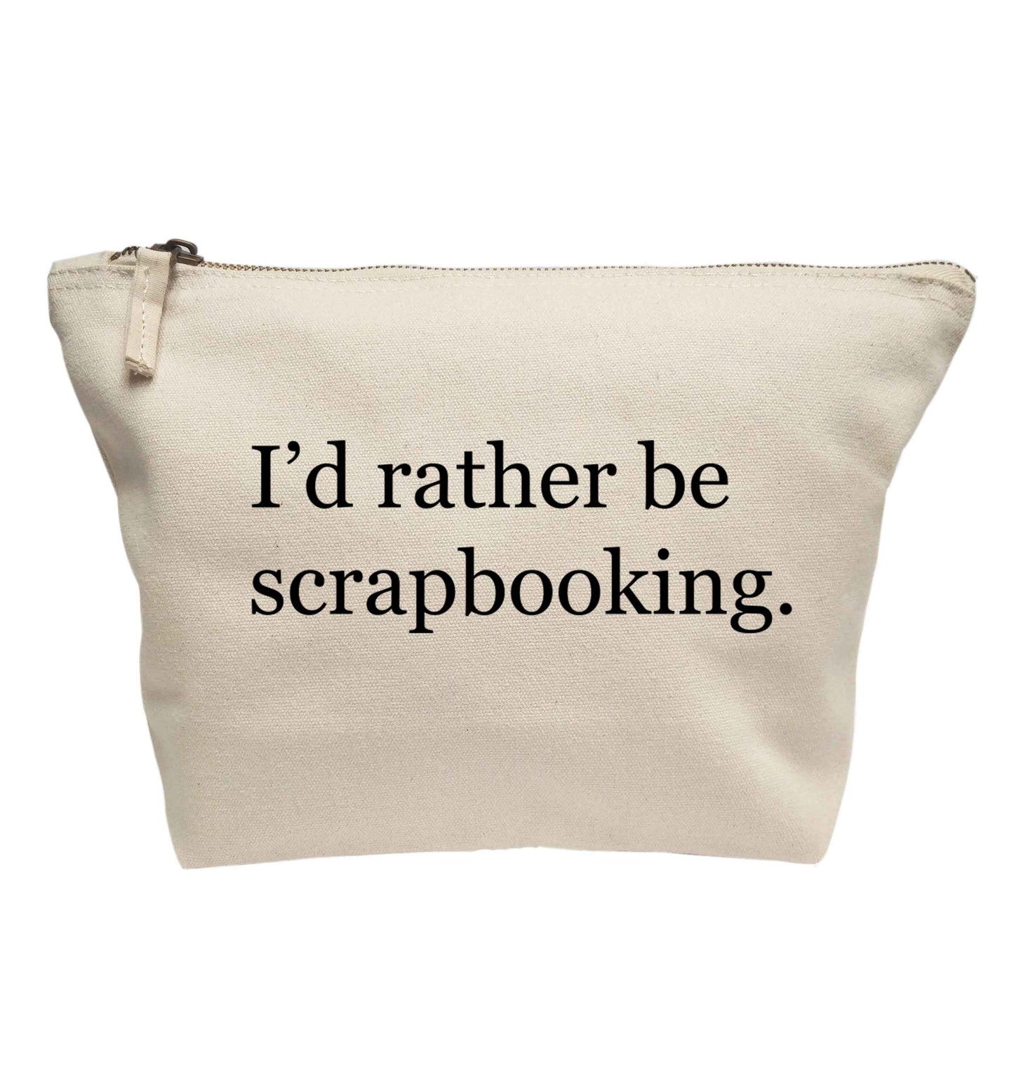 I'd rather be scrapbooking | makeup / wash bag
