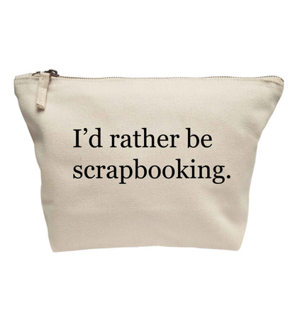 I'd rather be scrapbooking | makeup / wash bag