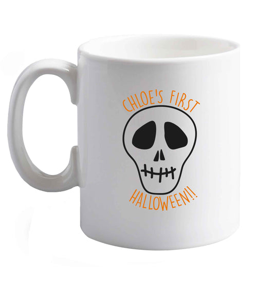 10 oz Favourite Type Pan Pancake ceramic mug right handed