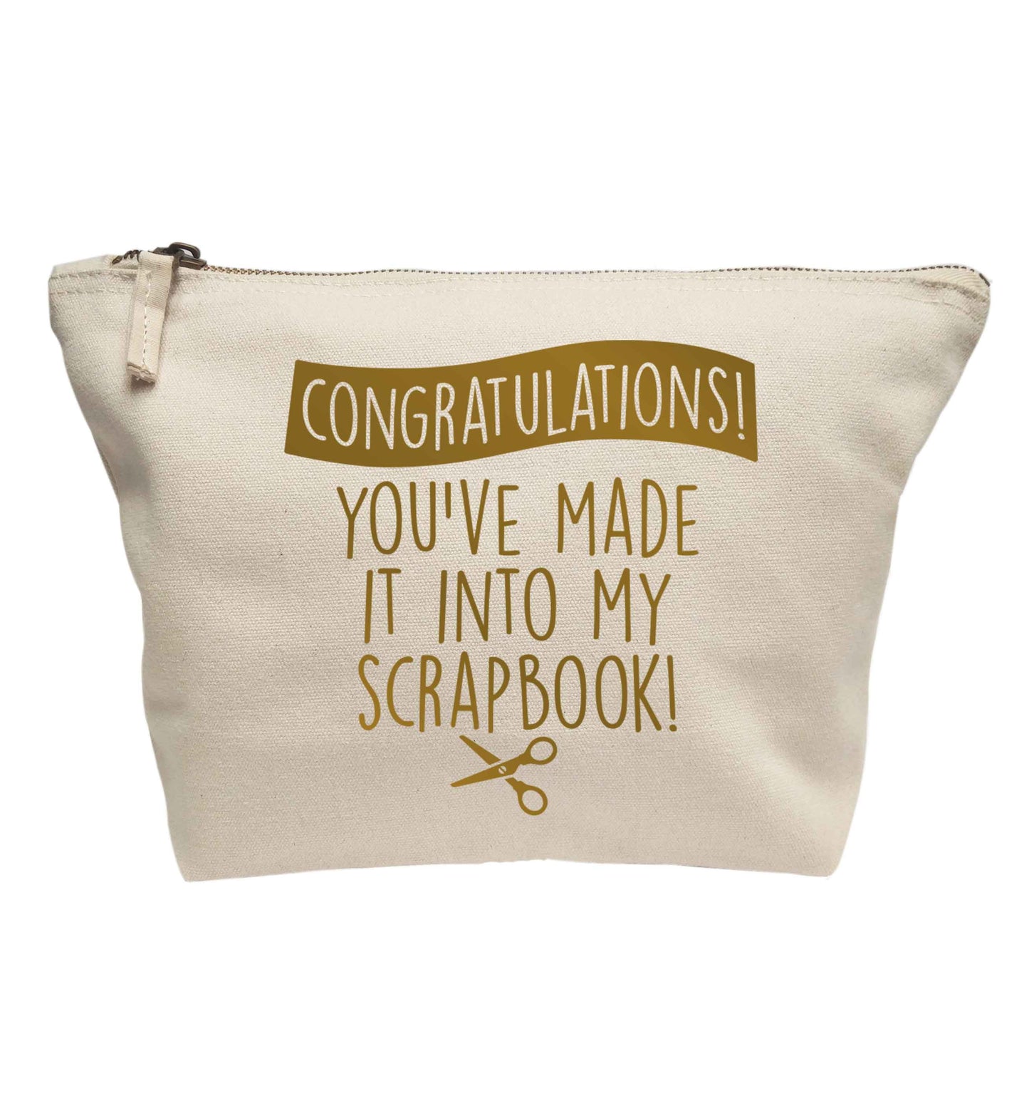 Congratulations you've made it into my scrapbook! | makeup / wash bag