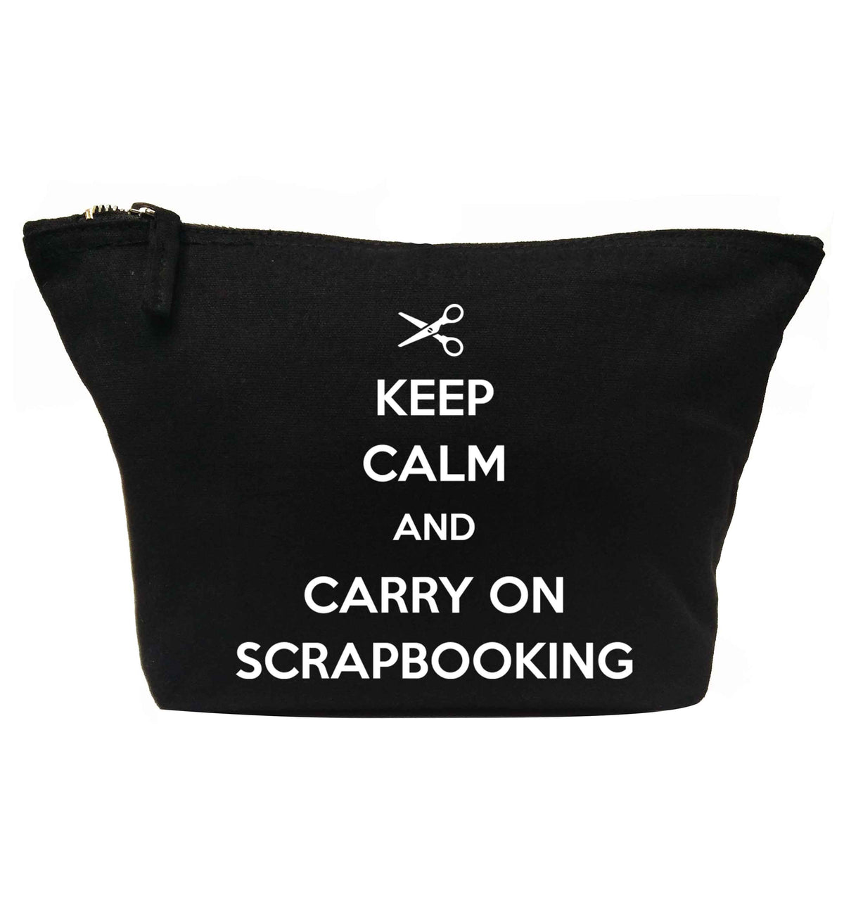 Keep calm and carry on scrapbooking | makeup / wash bag