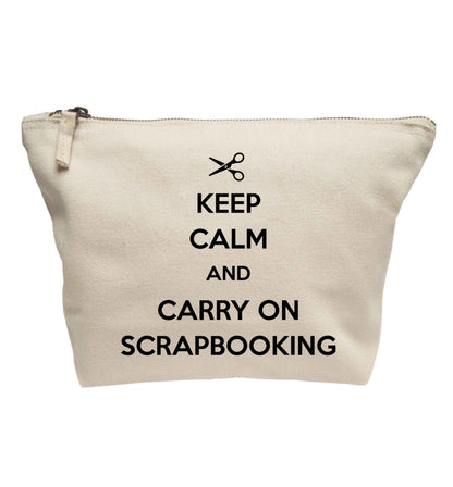 Keep calm and carry on scrapbooking | makeup / wash bag