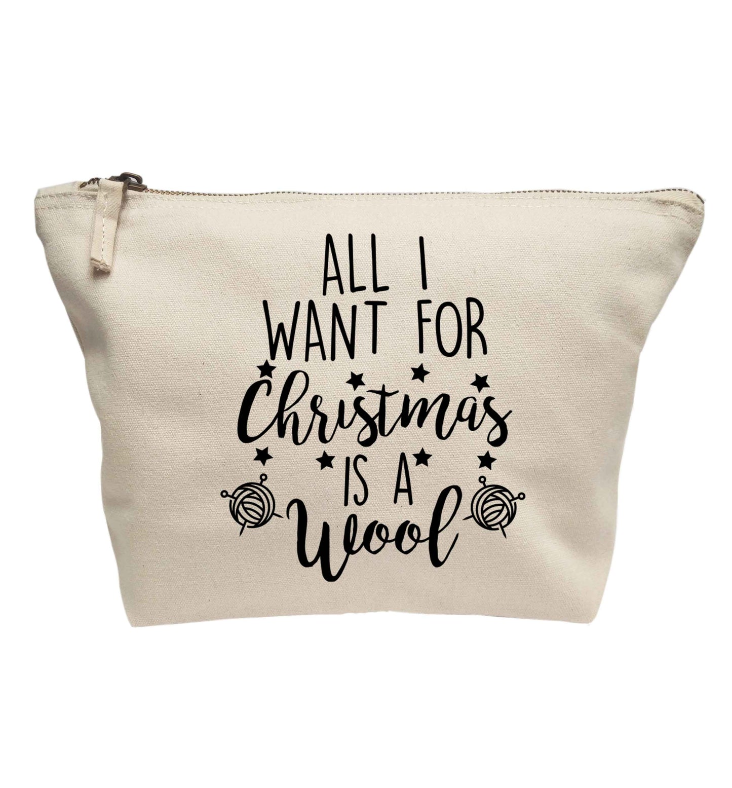 All I want for Christmas is wool! | makeup / wash bag