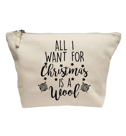 All I want for Christmas is wool! | makeup / wash bag