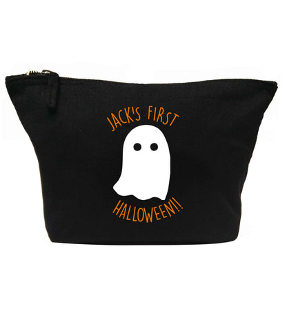 Personalised Ghost Halloween | Makeup / wash bag