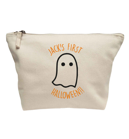 Personalised Ghost Halloween | Makeup / wash bag