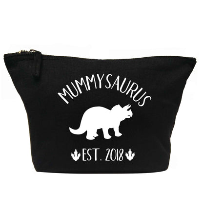Personalised mummysaurus date | Makeup / wash bag