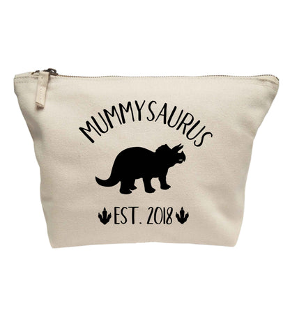 Personalised mummysaurus date | Makeup / wash bag