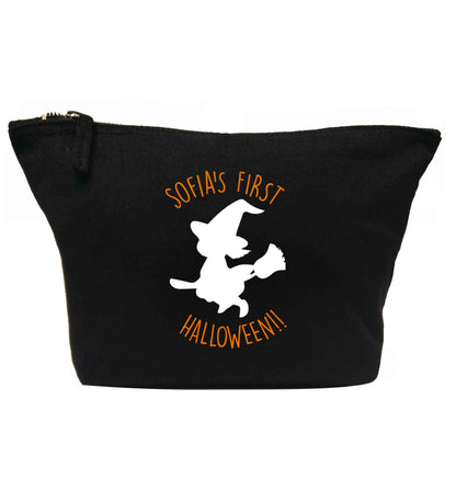 Personalised first halloween - Witch | Makeup / wash bag