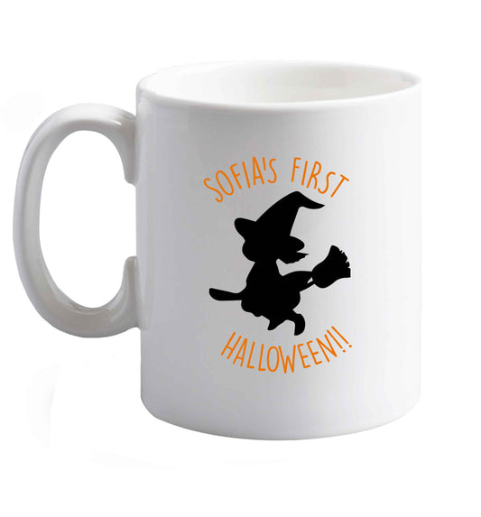 10 oz Favourite Type Pan Pancake ceramic mug right handed