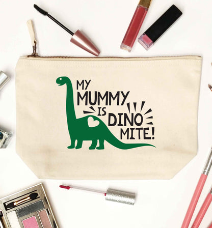 My mummy is dinomite natural makeup bag