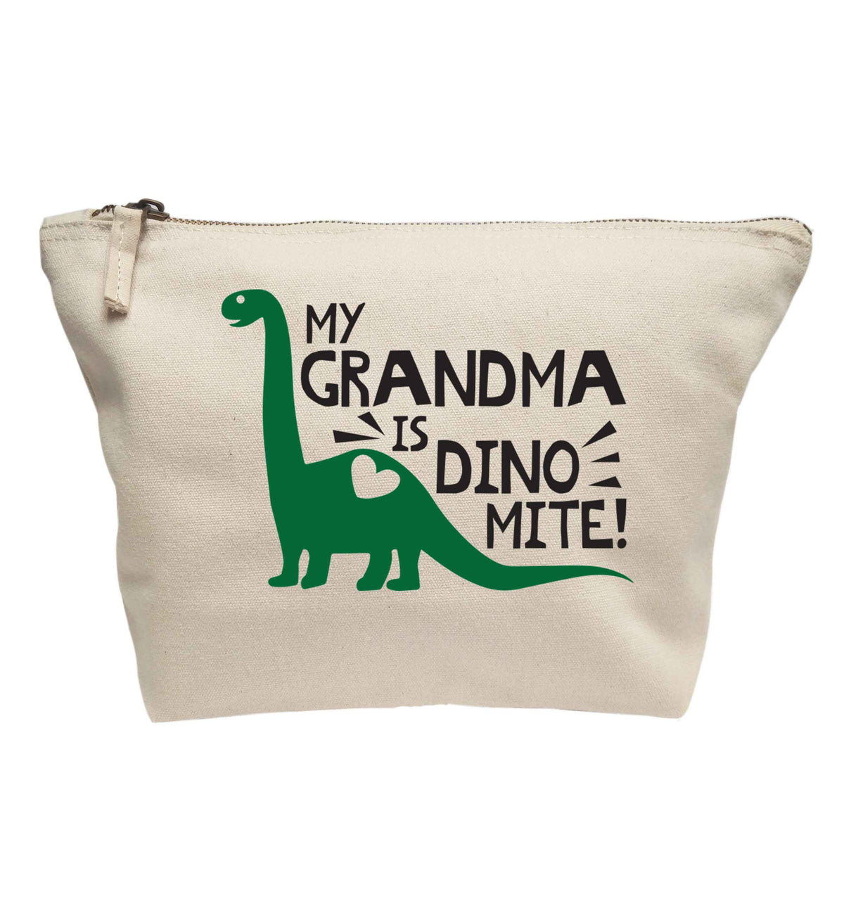 My grandma is dinomite! | makeup / wash bag