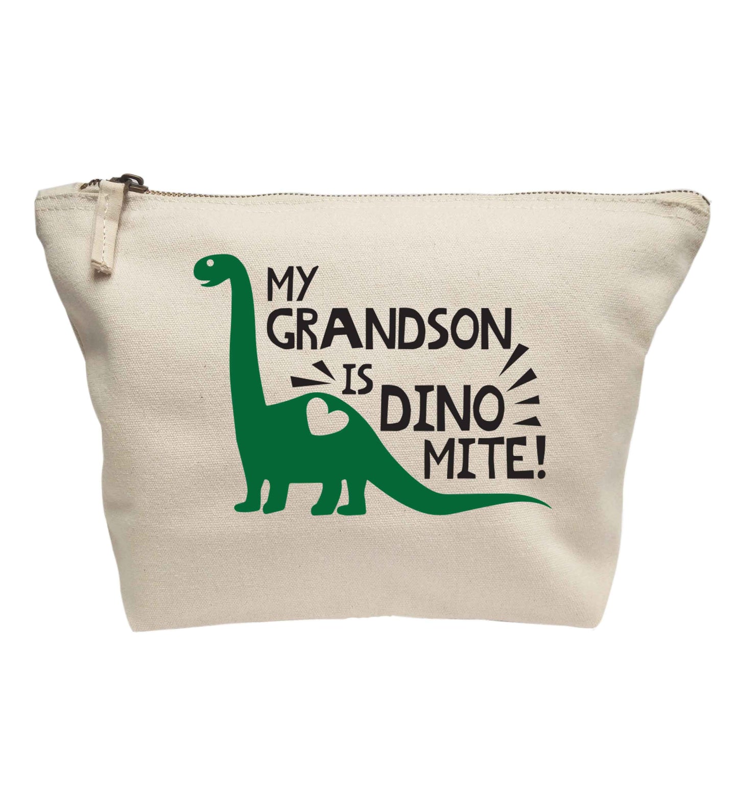 My grandson is dinomite! | makeup / wash bag