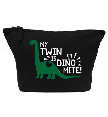 My twin is dinomite! | makeup / wash bag