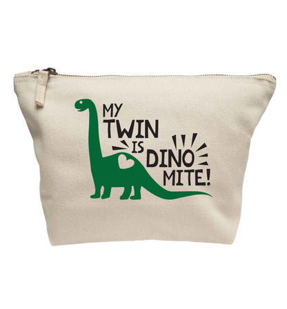 My twin is dinomite! | makeup / wash bag