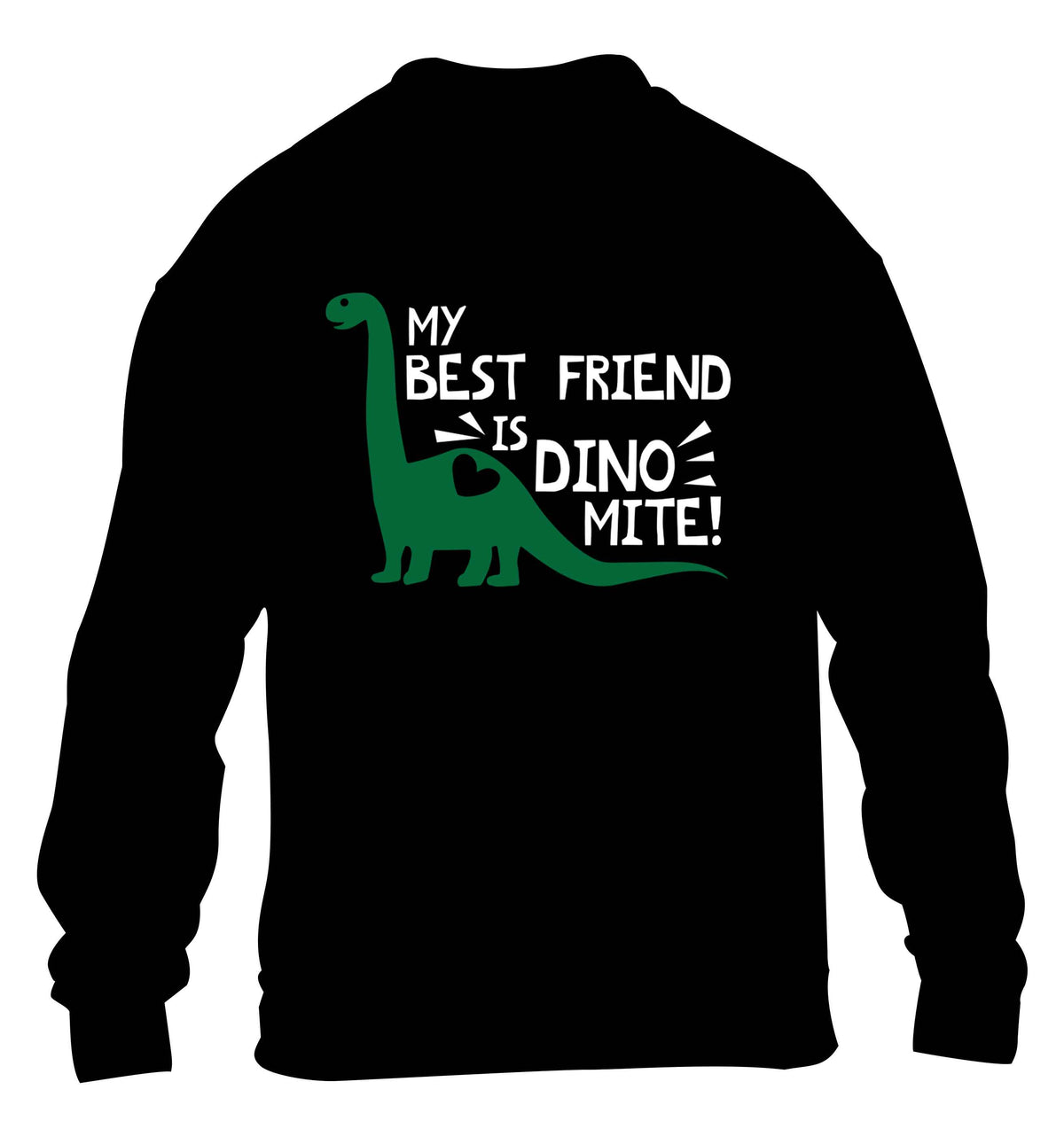My cousin is dinomite! children's black sweater 12-13 Years