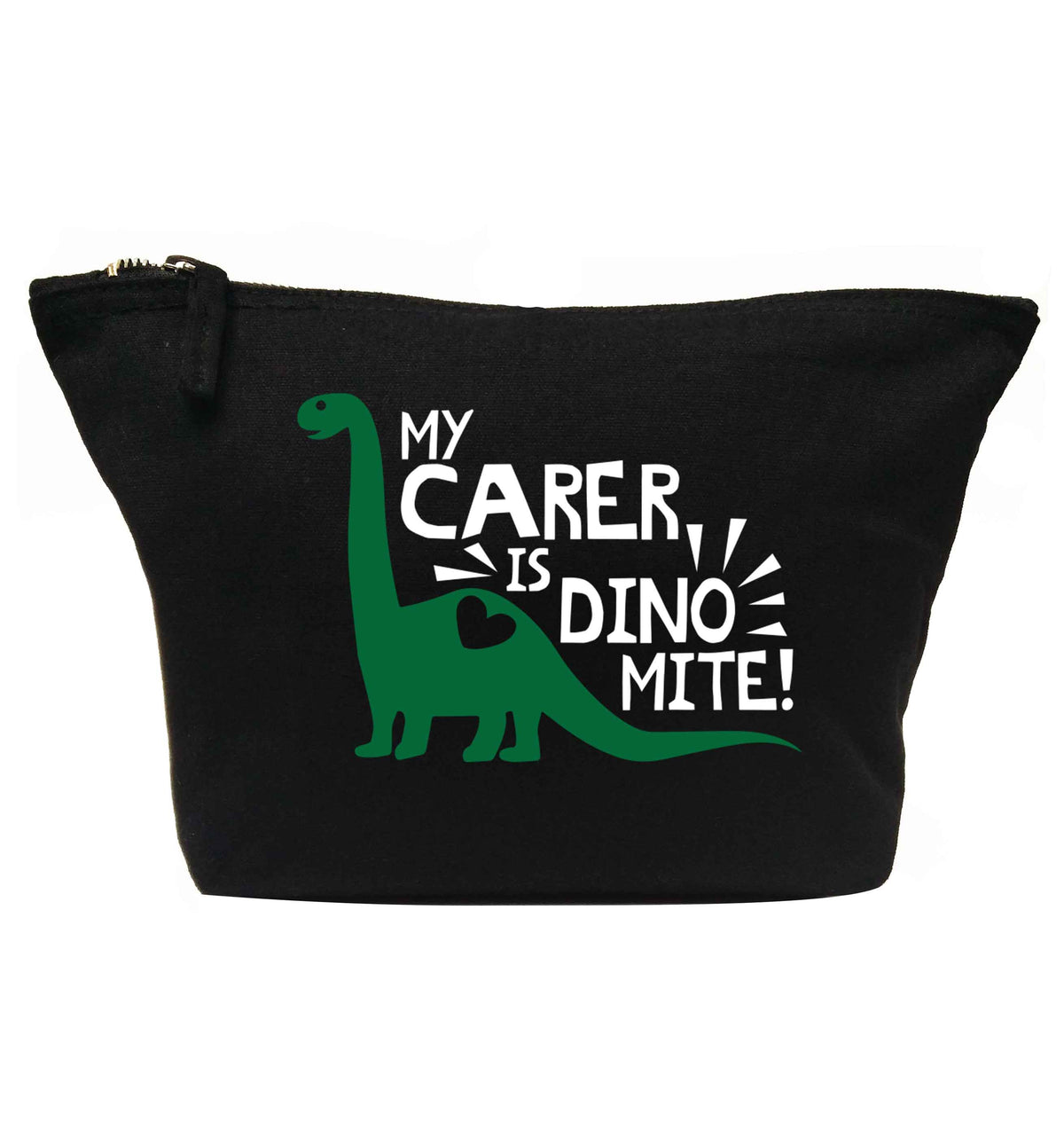 My carer is dinomite! | makeup / wash bag