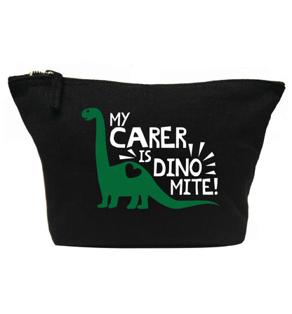 My carer is dinomite! | makeup / wash bag
