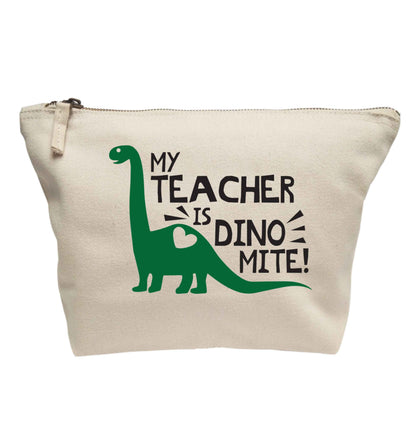 My teacher is dinomite! | makeup / wash bag