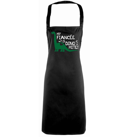 My boyfriend is dinomite! black apron