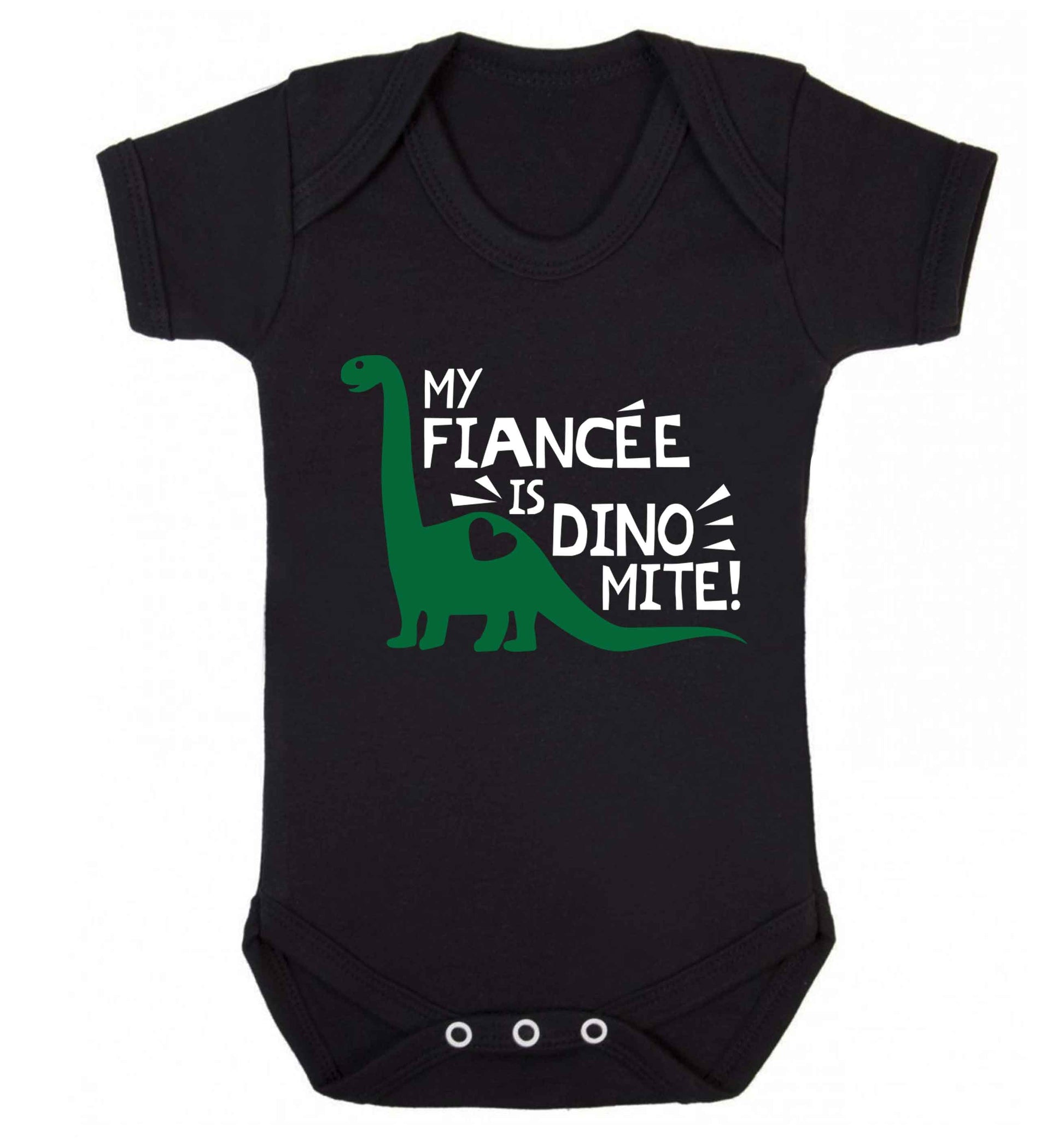 My boyfriend is dinomite! Baby Vest black 18-24 months