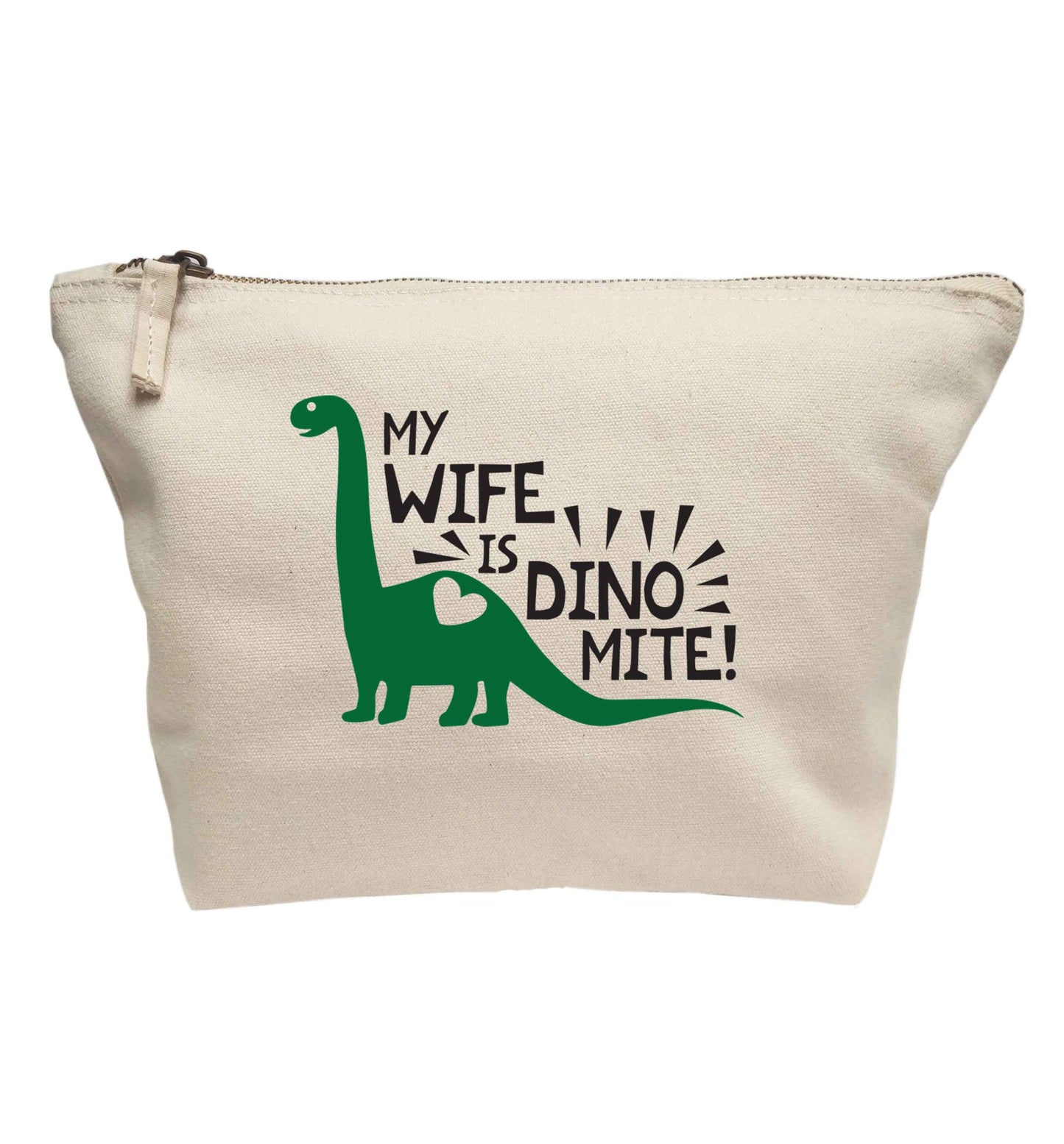 My wife is dinomite! | makeup / wash bag