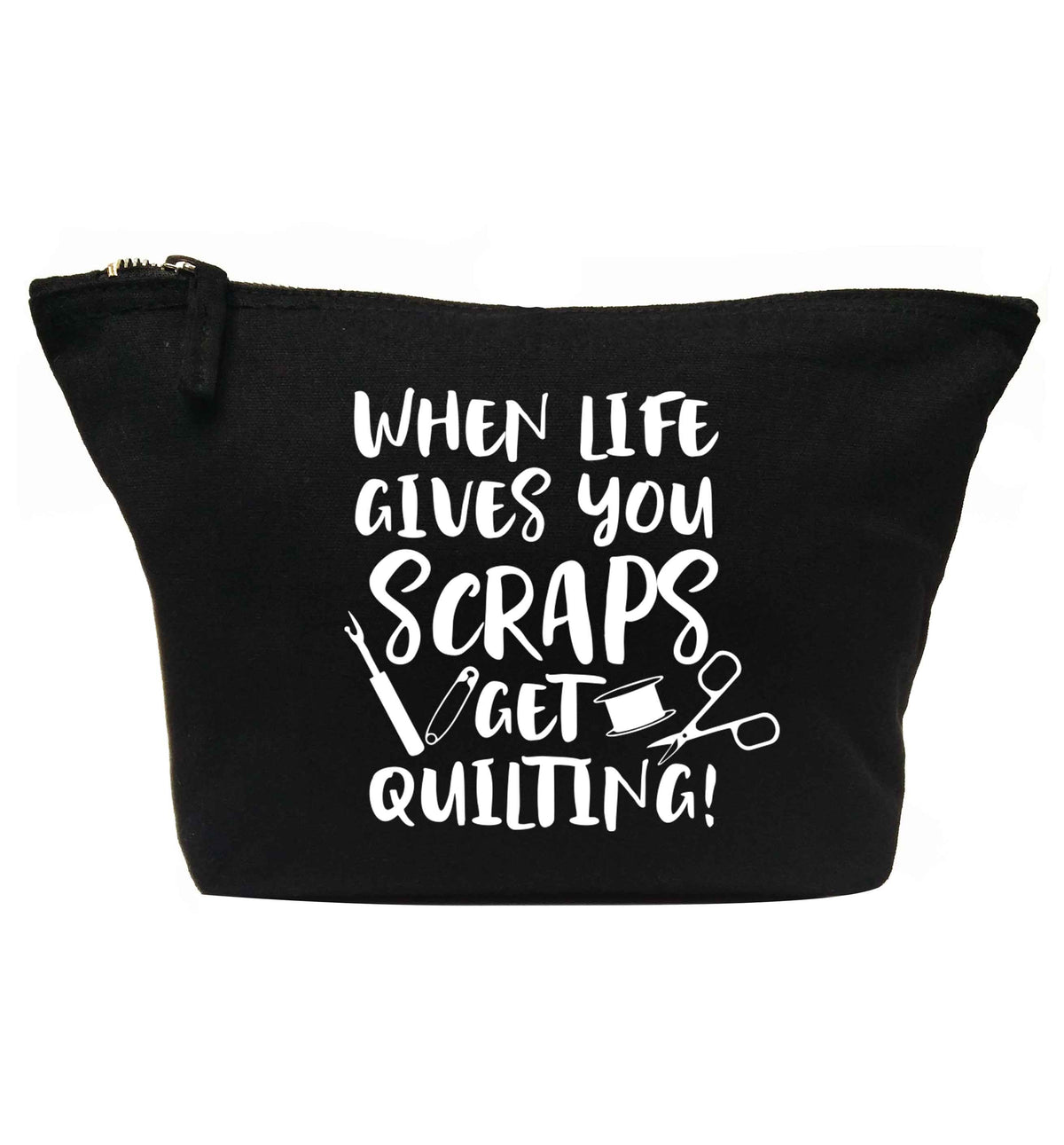 When life gives you scraps get quilting! | makeup / wash bag
