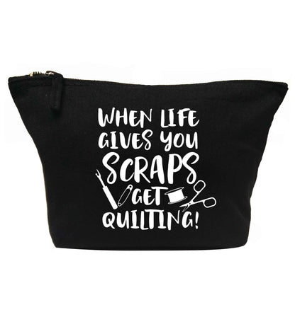 When life gives you scraps get quilting! | makeup / wash bag