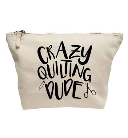 Crazy quilting dude | makeup / wash bag