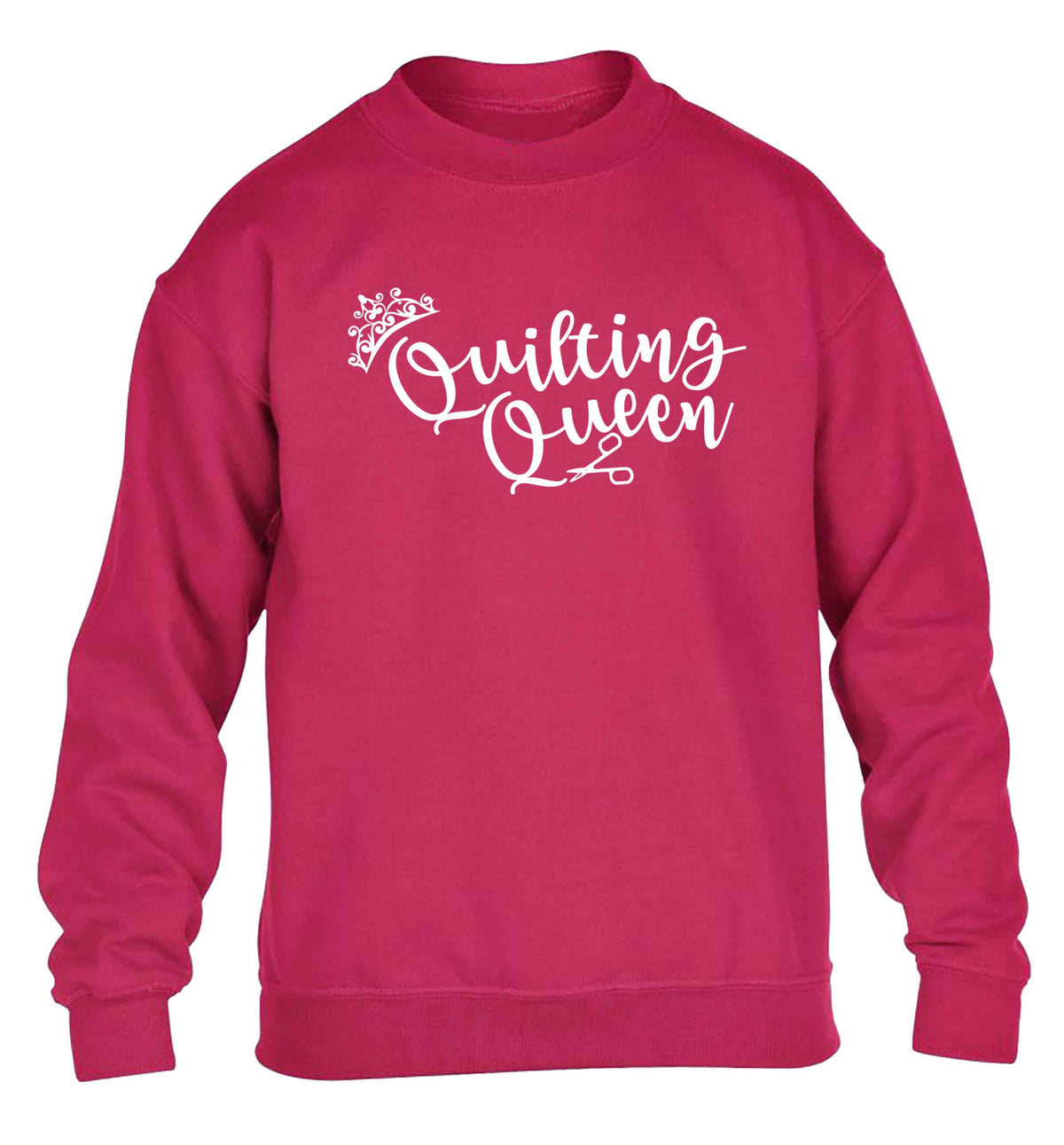 Quilting queen children's pink sweater 12-13 Years
