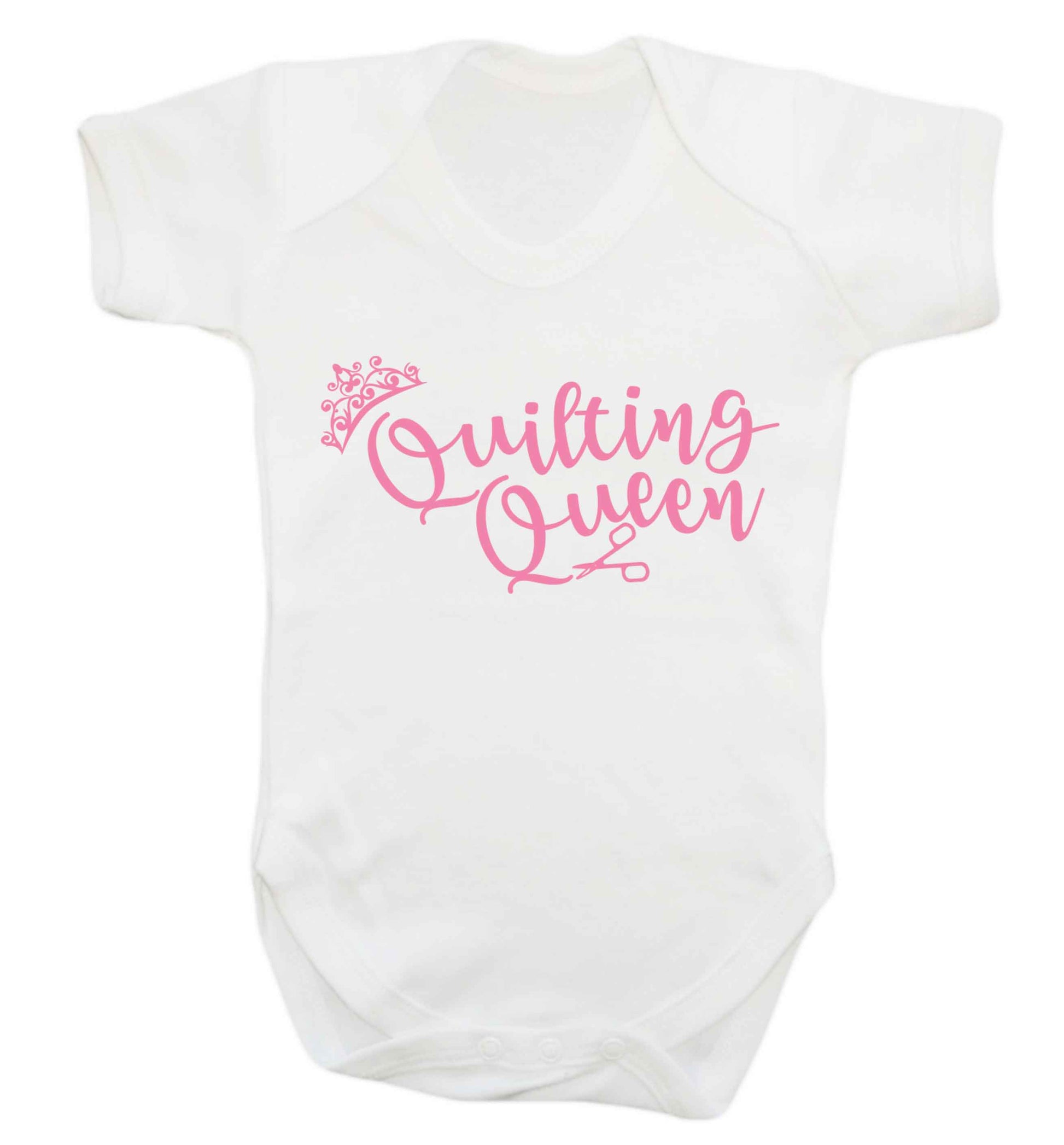 Quilting queen Baby Vest white 18-24 months