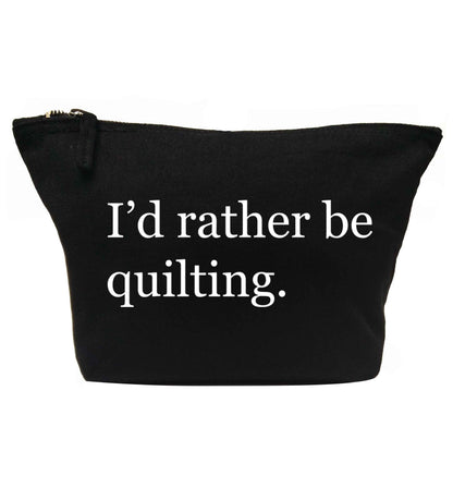 I'd rather be quilting | makeup / wash bag