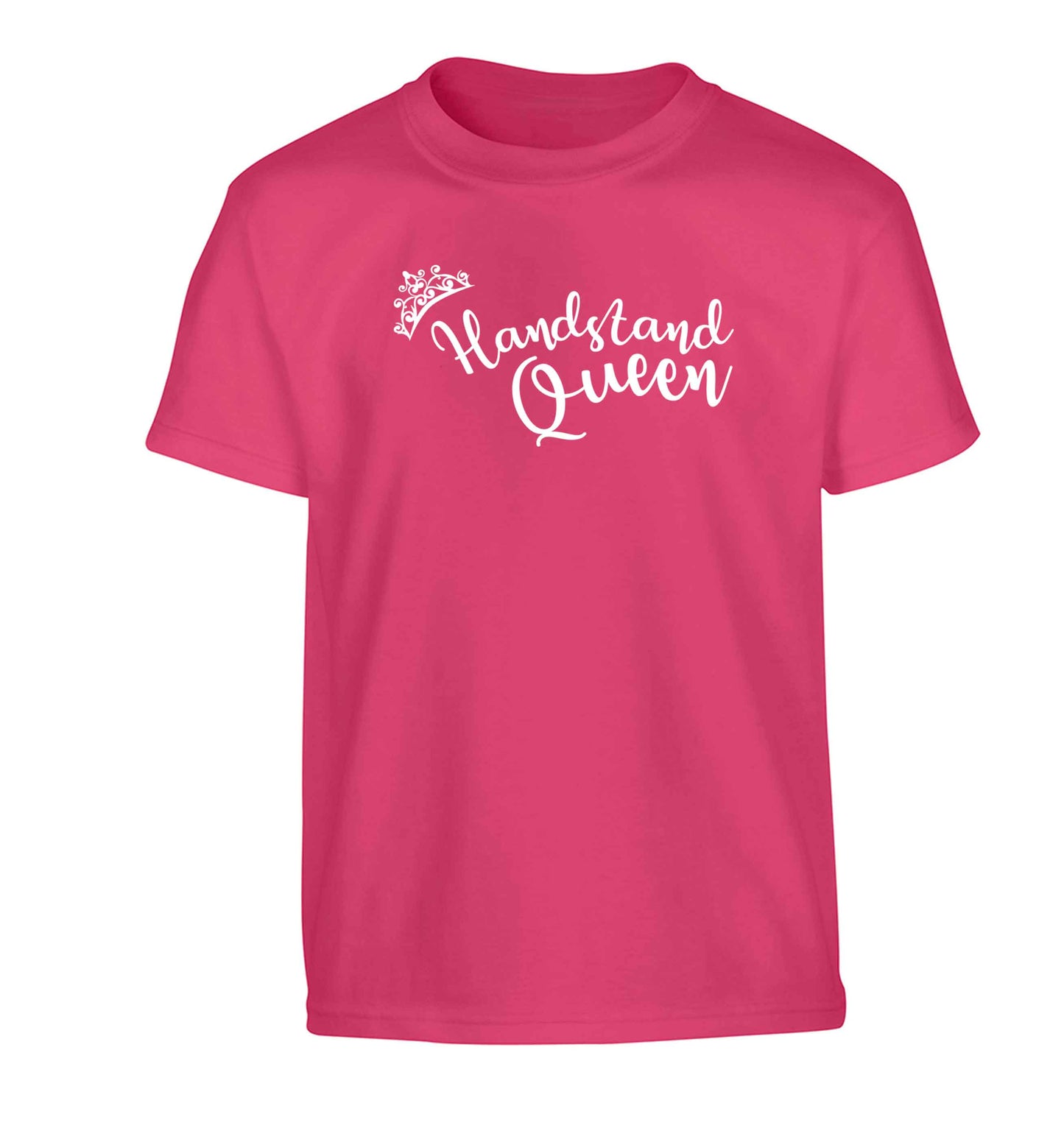 Handstand Queen Children's pink Tshirt 12-13 Years
