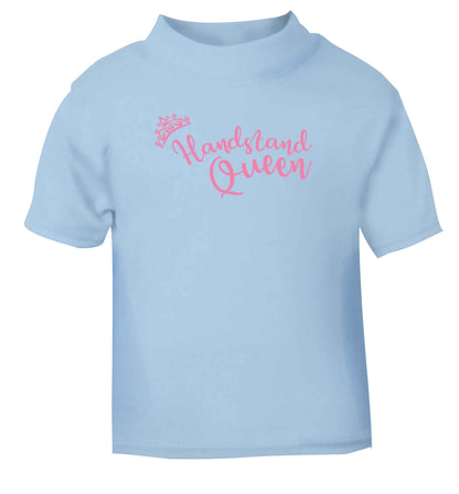 Handstand Queen light blue Baby Toddler Tshirt 2 Years