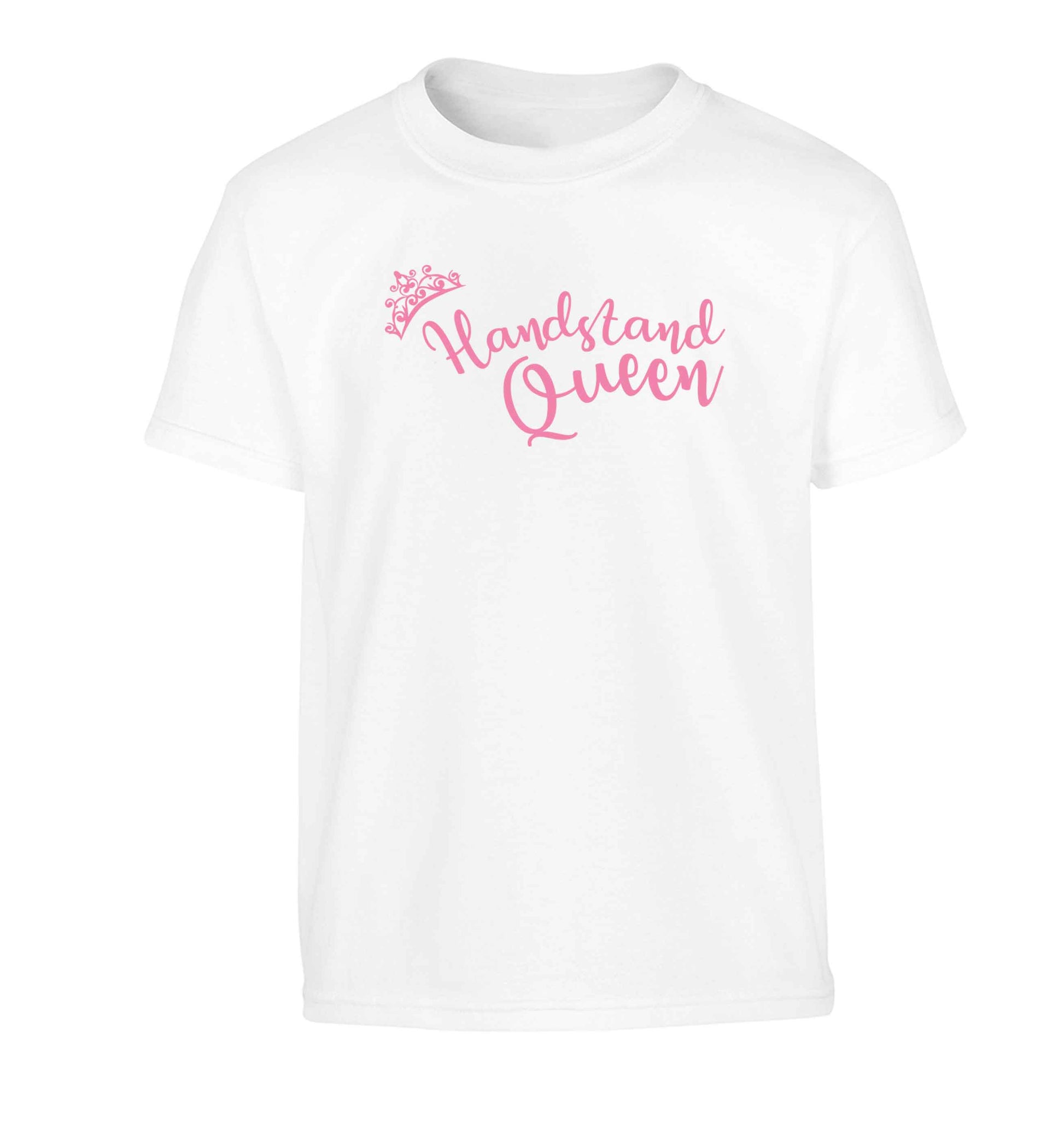 Handstand Queen Children's white Tshirt 12-13 Years