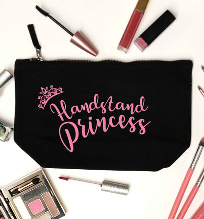Handstand princess black makeup bag
