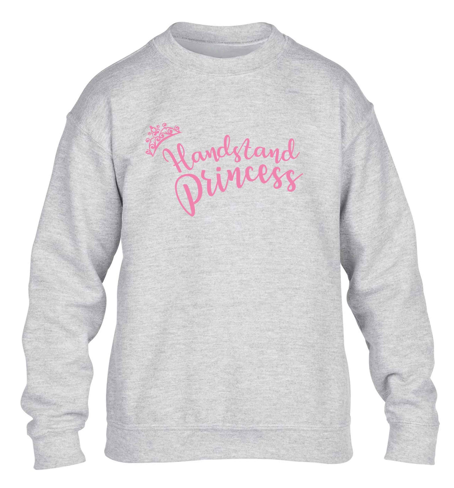 Handstand princess children's grey sweater 12-13 Years