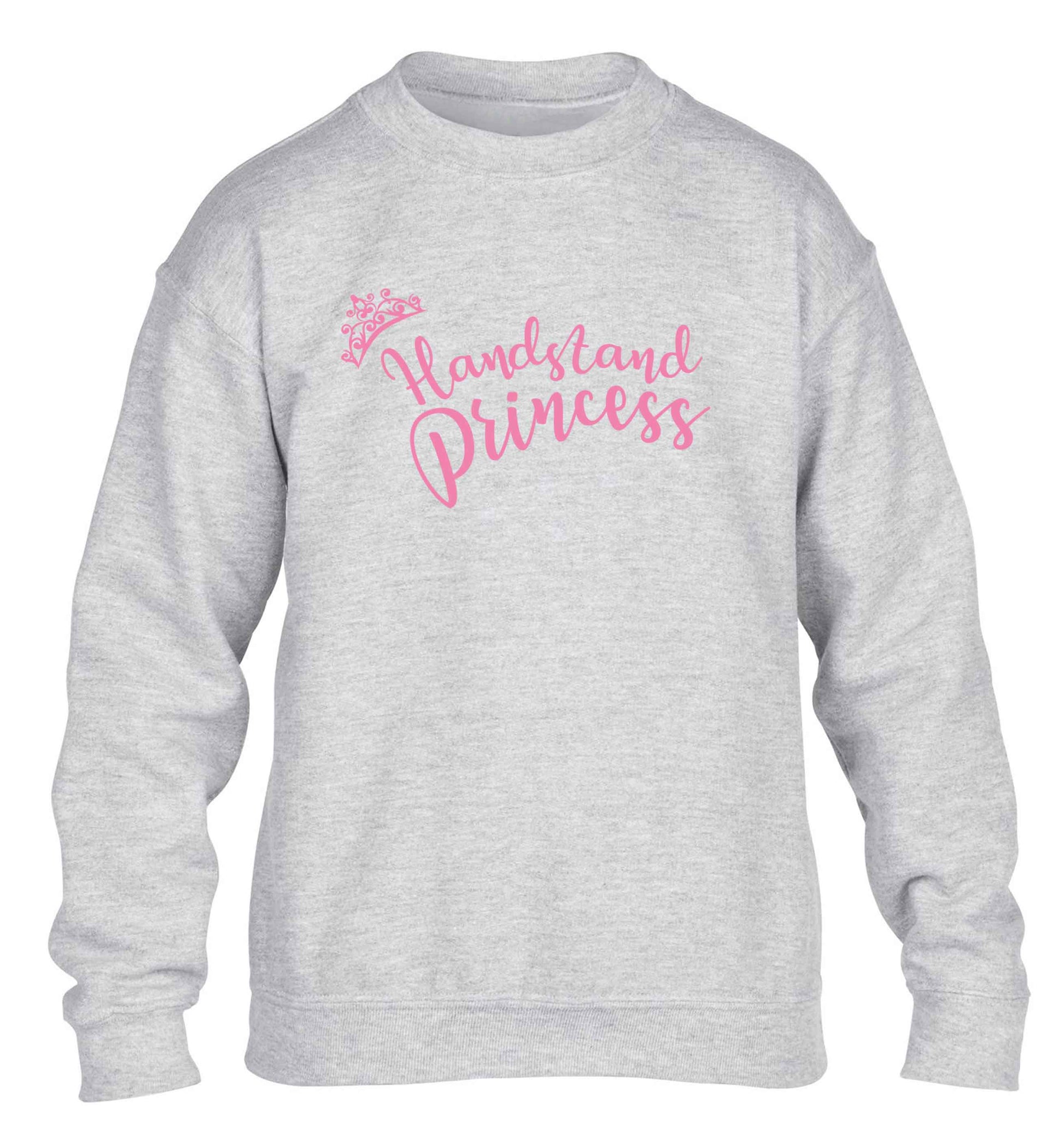 Handstand princess children's grey sweater 12-13 Years