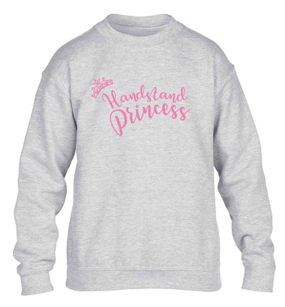 Handstand princess children's grey sweater 12-13 Years
