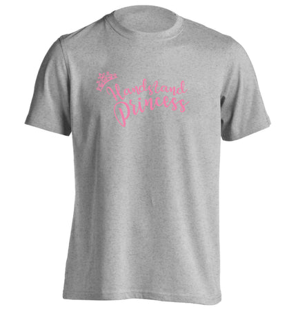Handstand princess adults unisex grey Tshirt 2XL