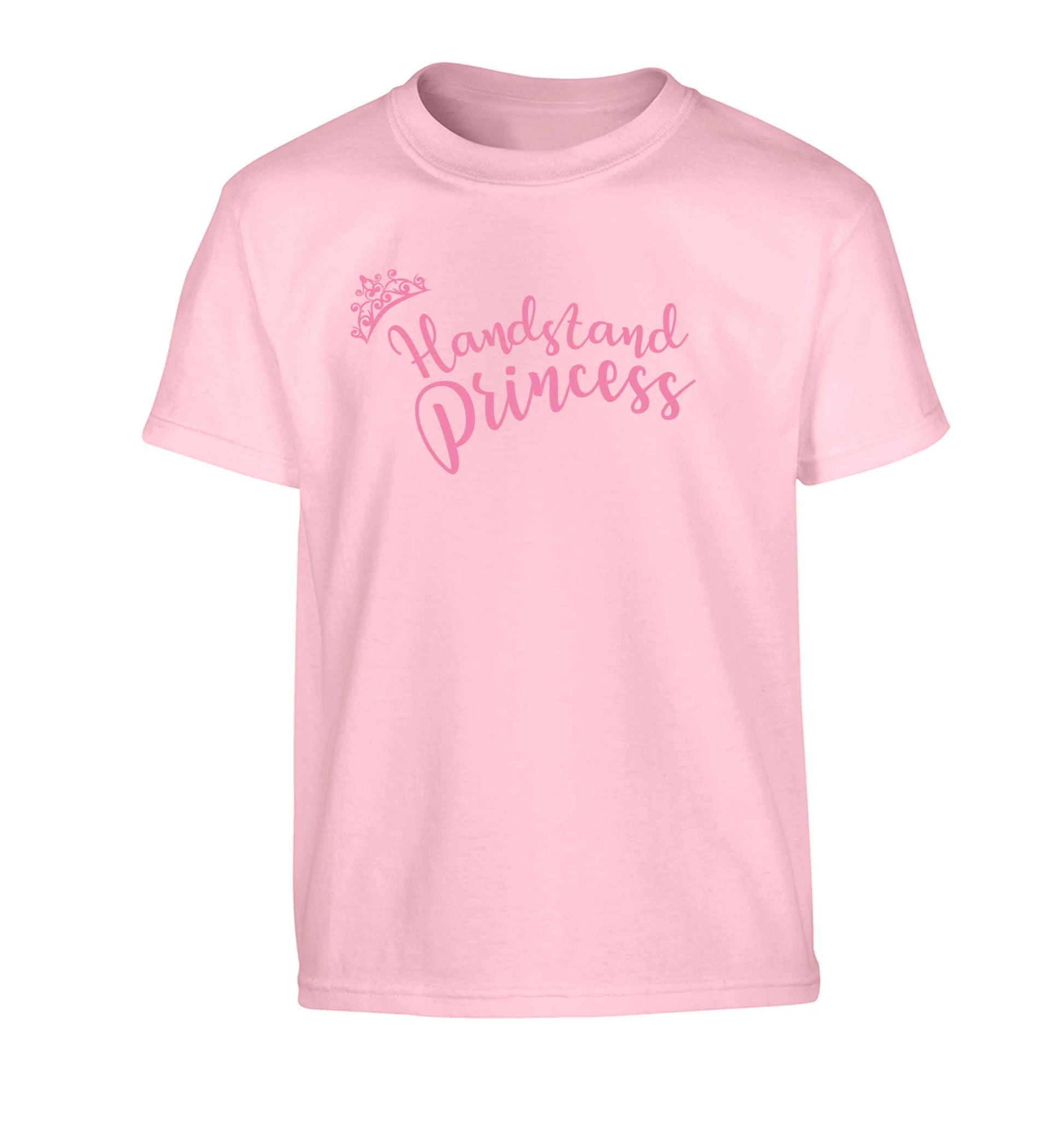 Handstand princess Children's light pink Tshirt 12-13 Years