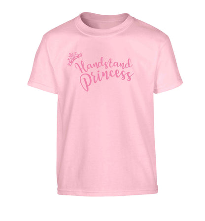 Handstand princess Children's light pink Tshirt 12-13 Years