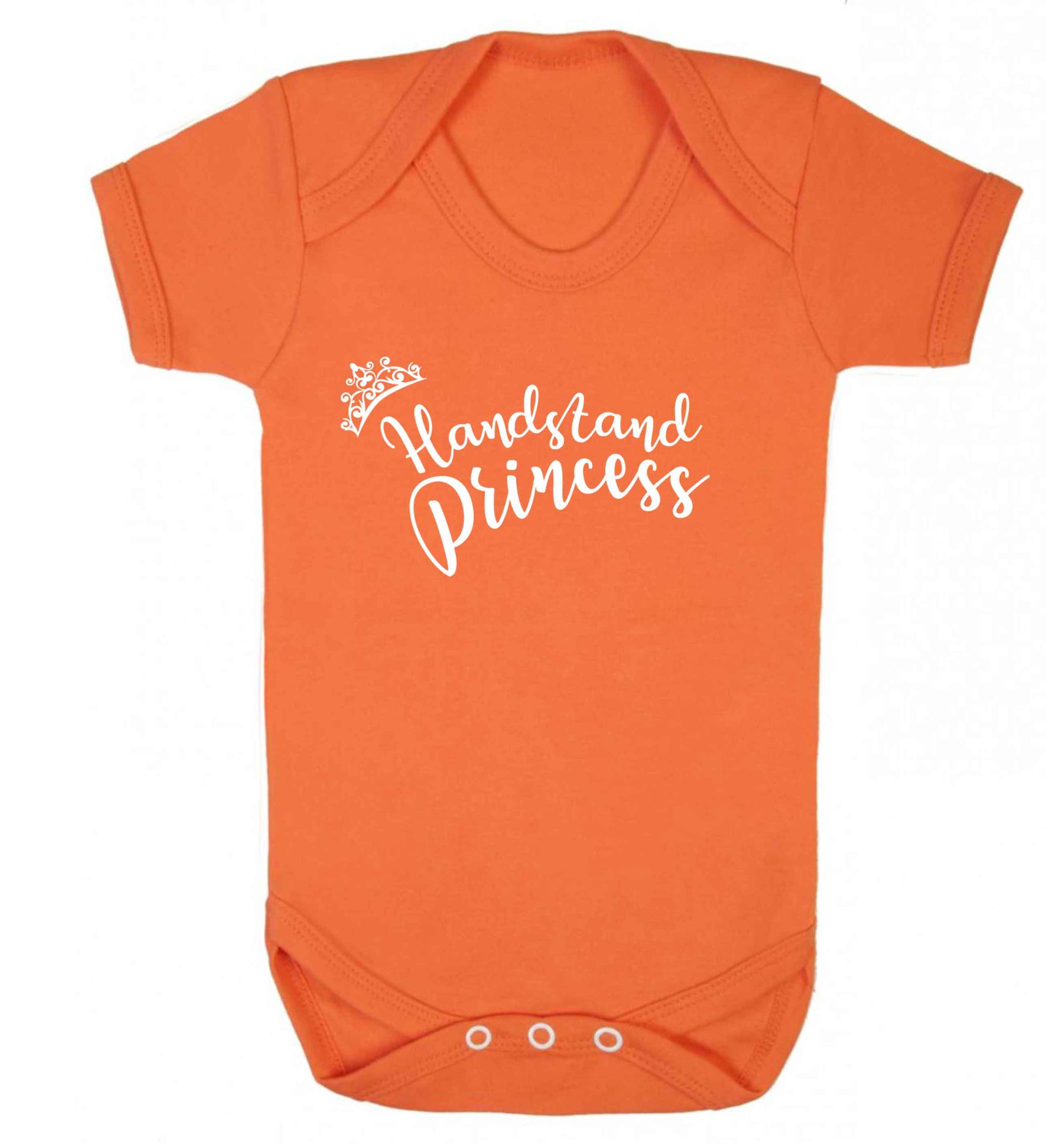 Handstand princess Baby Vest orange 18-24 months