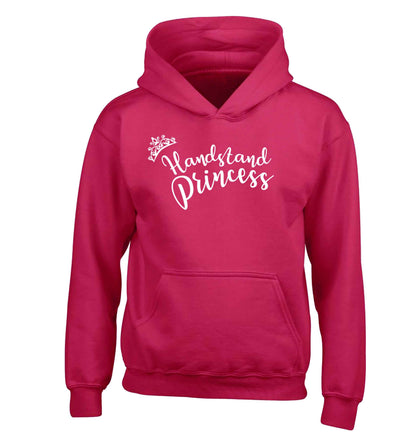 Handstand princess children's pink hoodie 12-13 Years