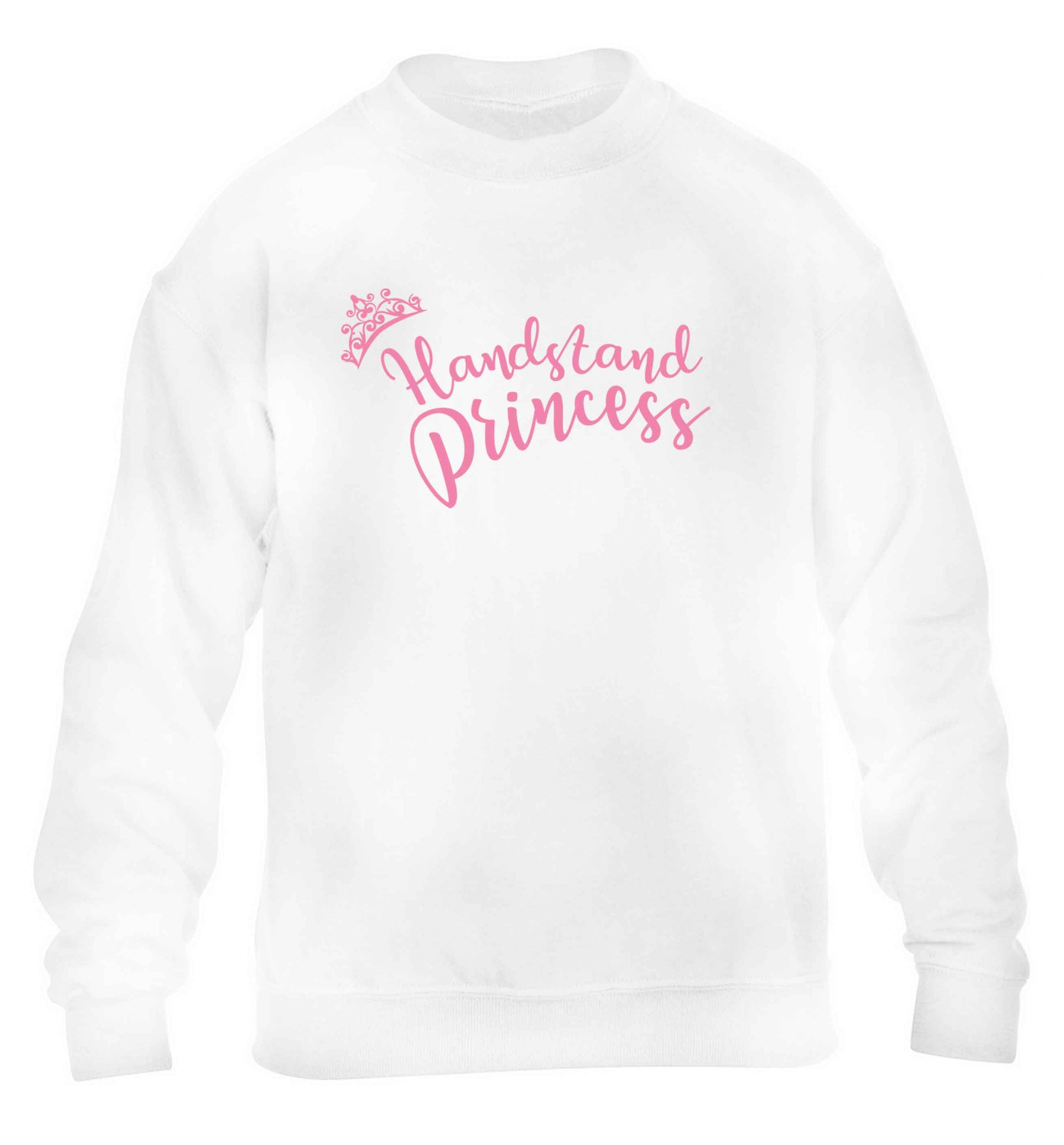 Handstand princess children's white sweater 12-13 Years