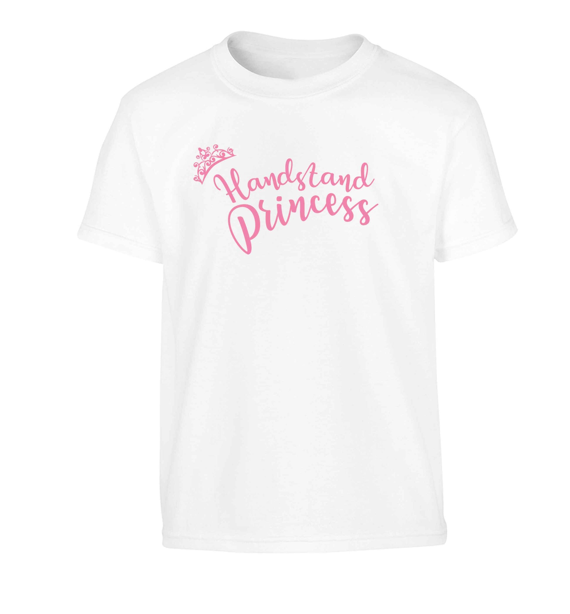 Handstand princess Children's white Tshirt 12-13 Years