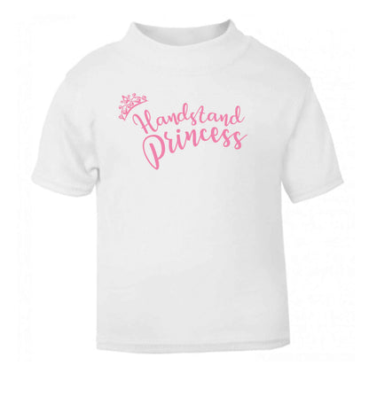 Handstand princess white Baby Toddler Tshirt 2 Years